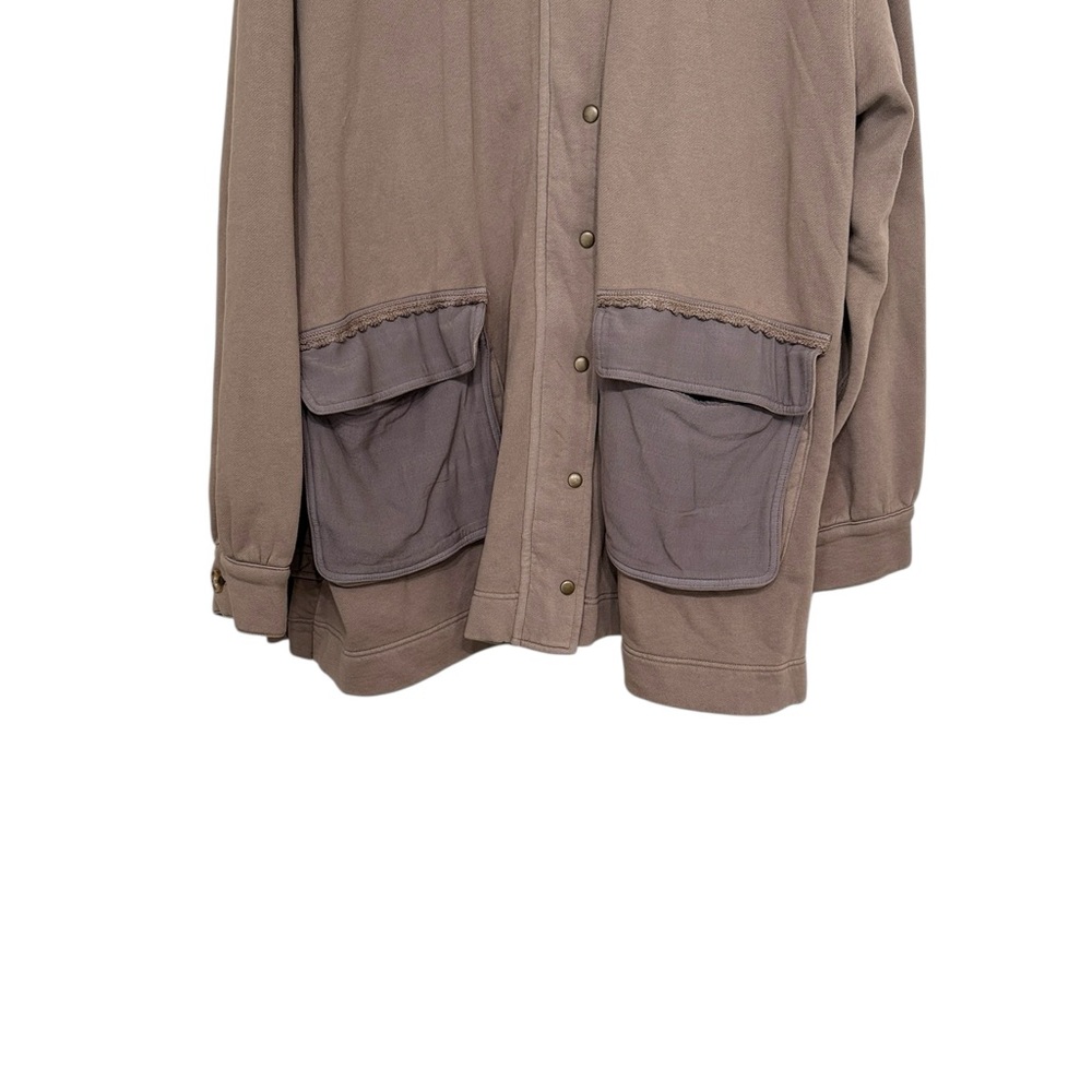 Free People Jacket Alexa Sweatshirt Size XL - Picture 4 of 13